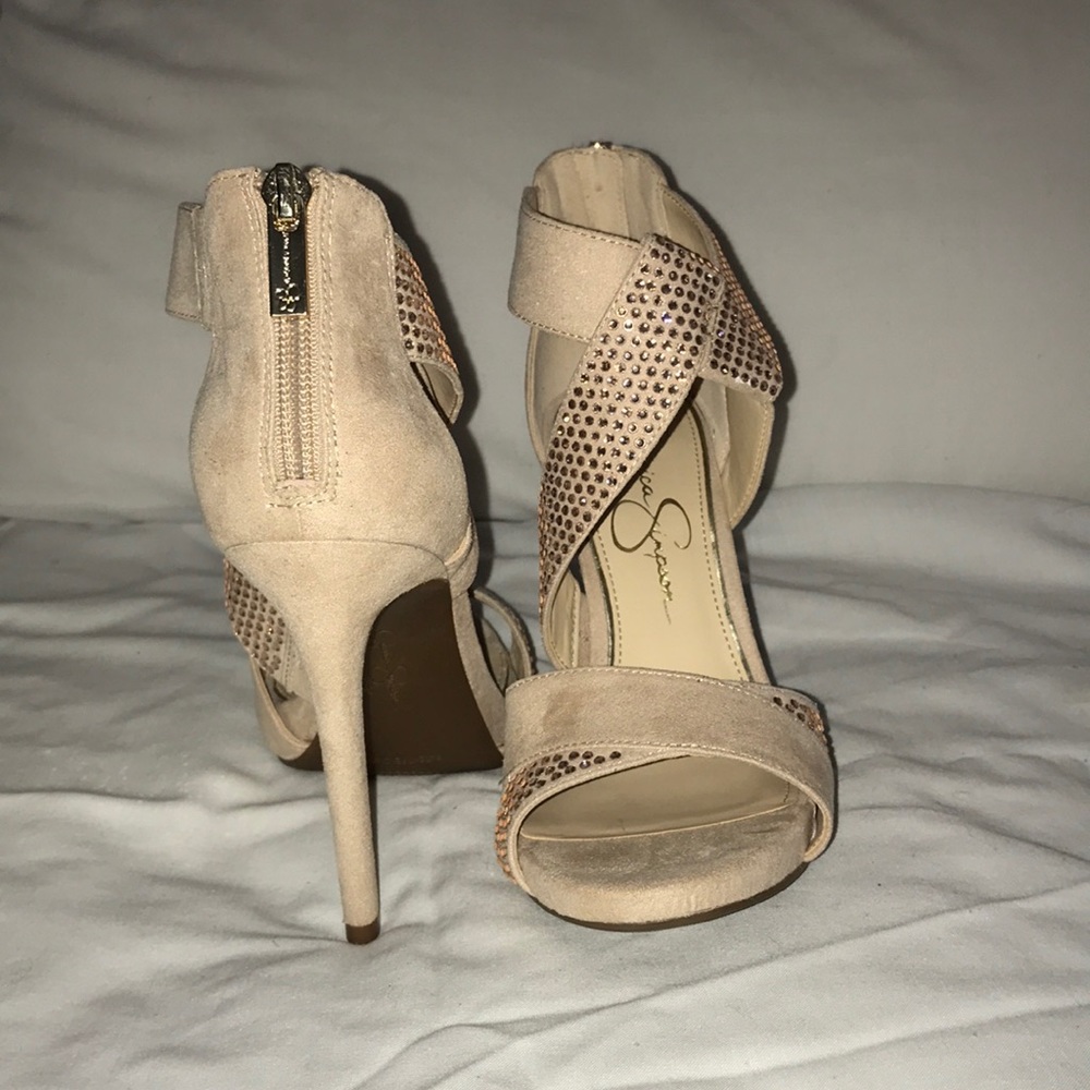 Blush high heels